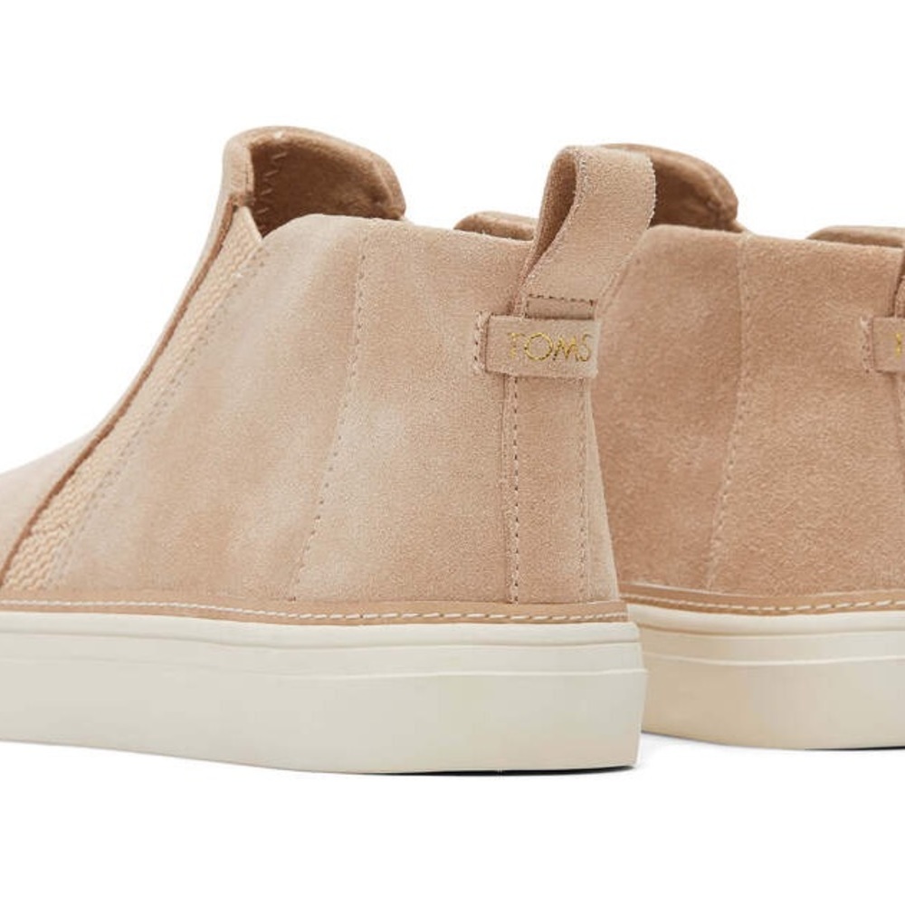 TOMS BRYCE tan suede booties sneakers shoes size 9 - Picture 11 of 12
